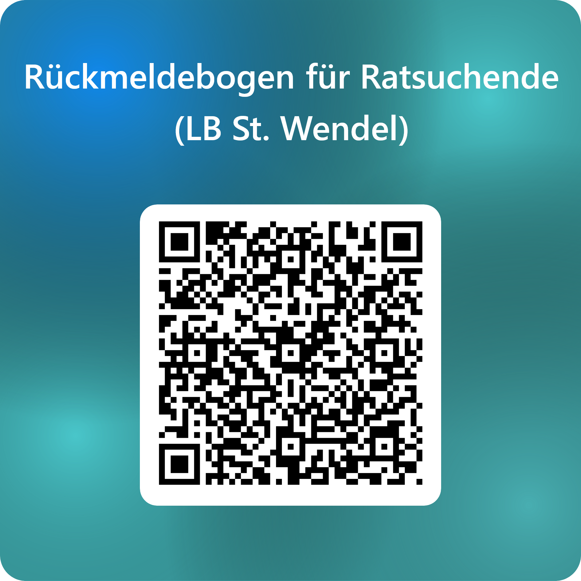QRCode für Rückmeldebogen für Ratsuchende (LB St. Wendel)